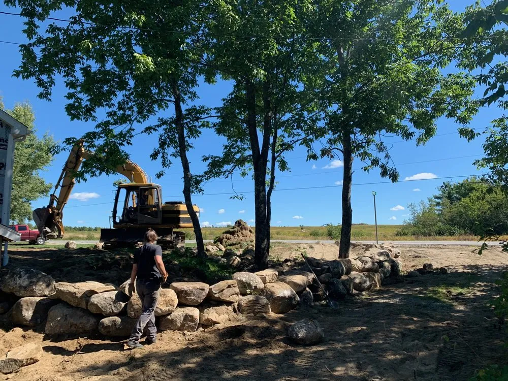 Custom garden landscaping experts serving Waltham, ME - Patriot Contracting