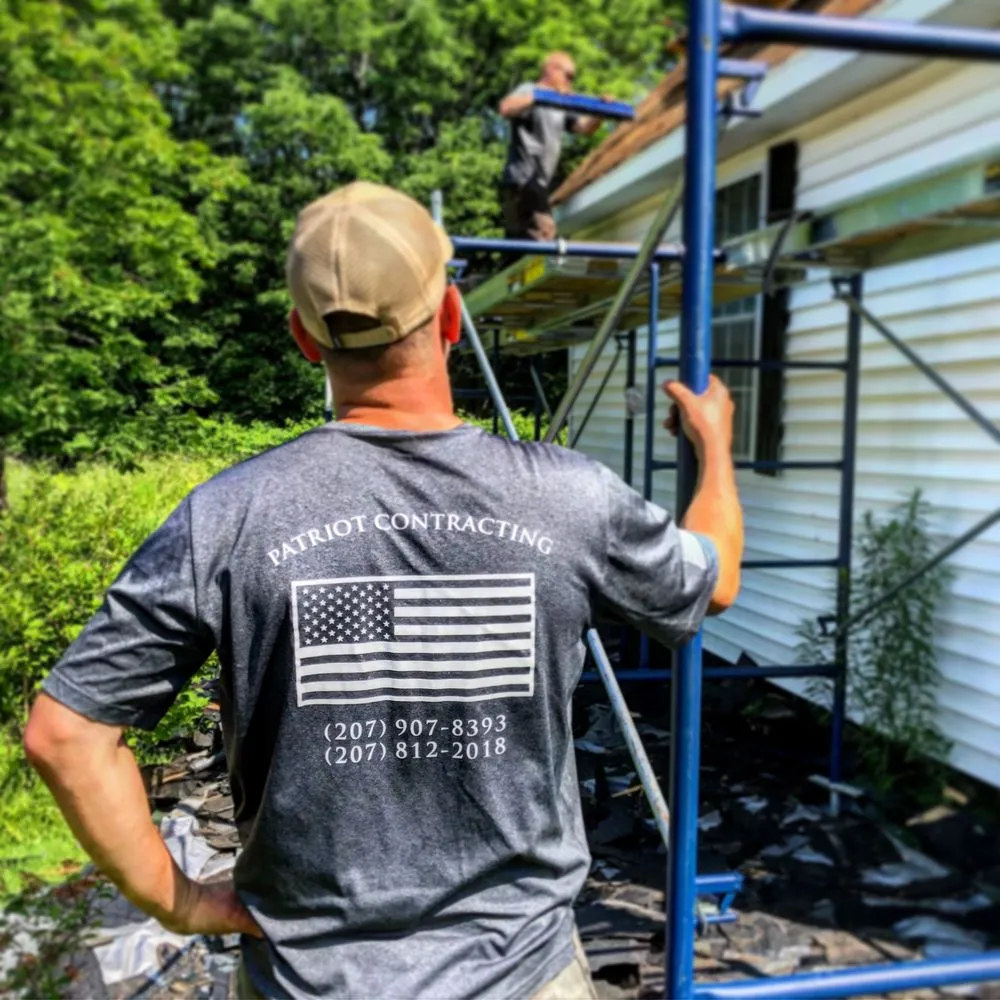 Affordable yard cleanup service with custom design in Waltham, ME by Patriot Contracting