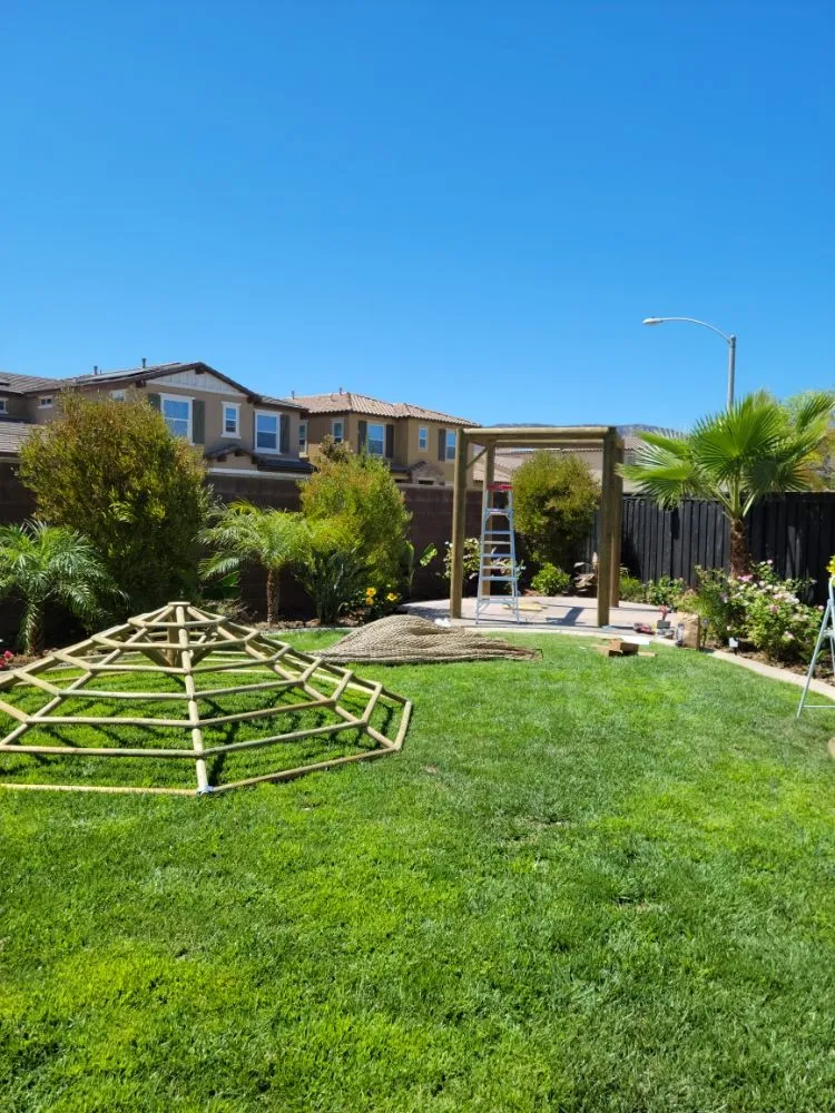 Affordable yard cleanup service for homes in Hemet, CA by Patriot Landscape and Fencing