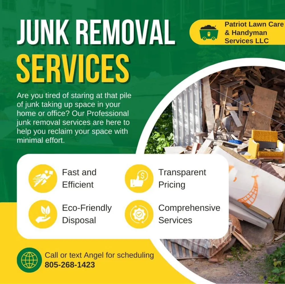 Professional yard cleanup service experts serving Santa Maria, CA - Patriot Lawn Care and Handyman Services