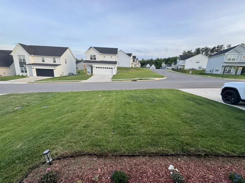 Custom lawn mowing service for year-round maintenance in Knoxville, TN by Patriot Lawn Care