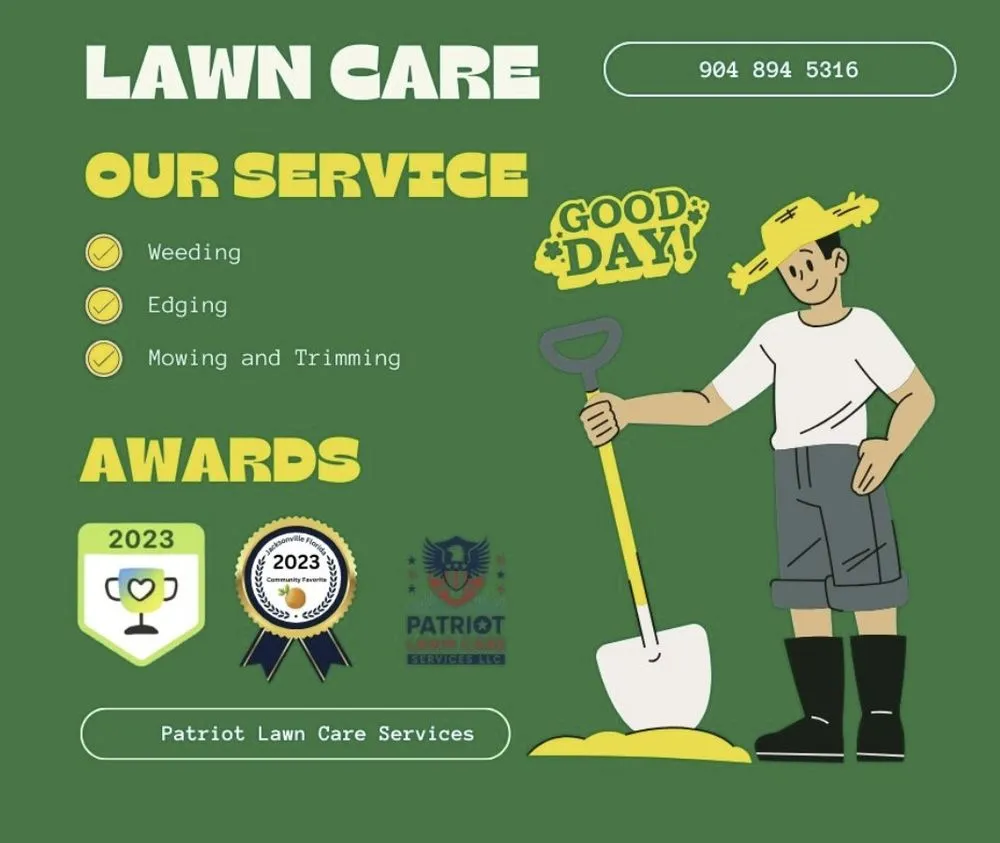 Expert lawn care service in Jacksonville, FL by Patriot Lawn Care Services