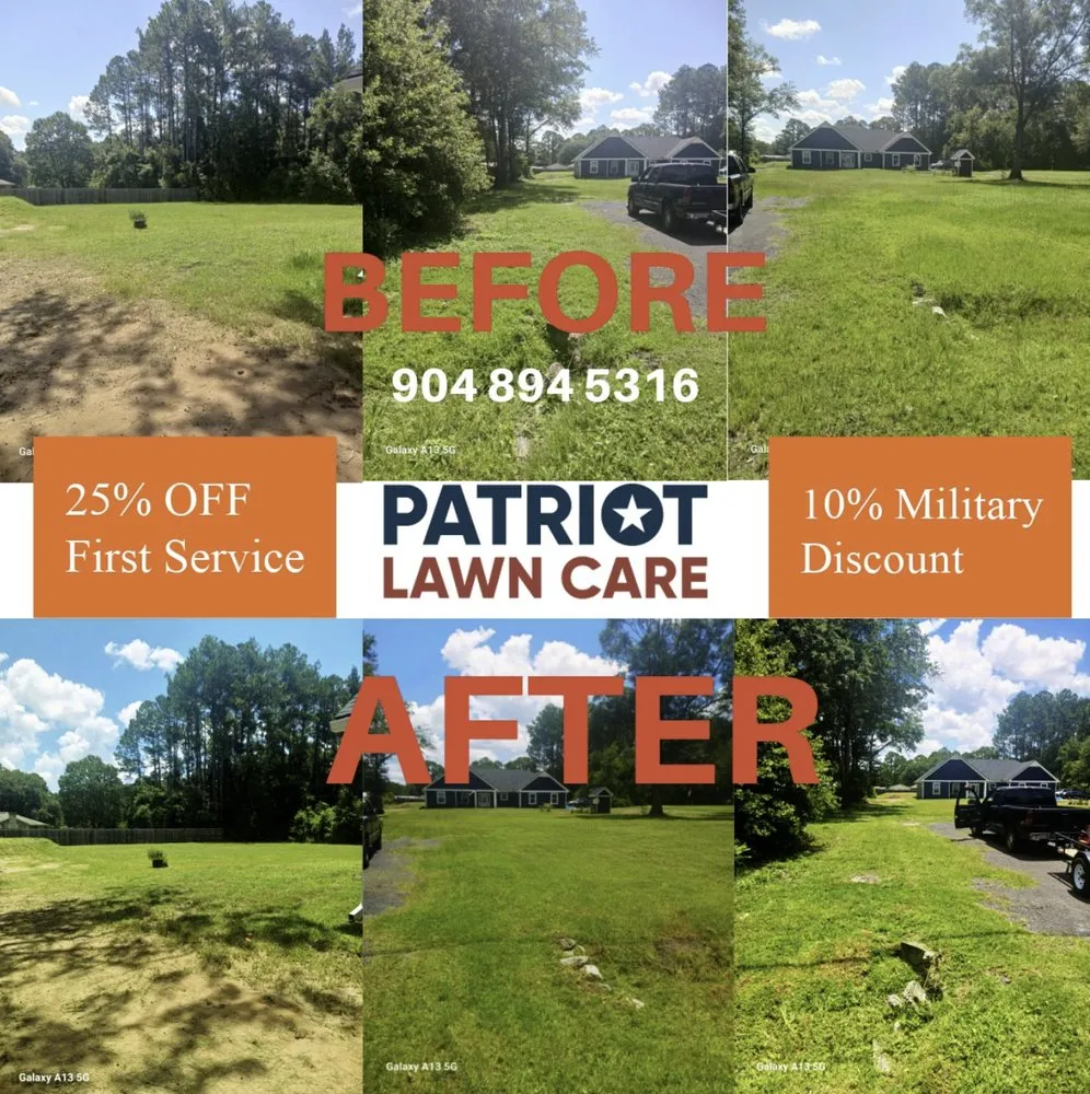 Custom outdoor landscaping experts serving Jacksonville, FL - Patriot Lawn Care Services