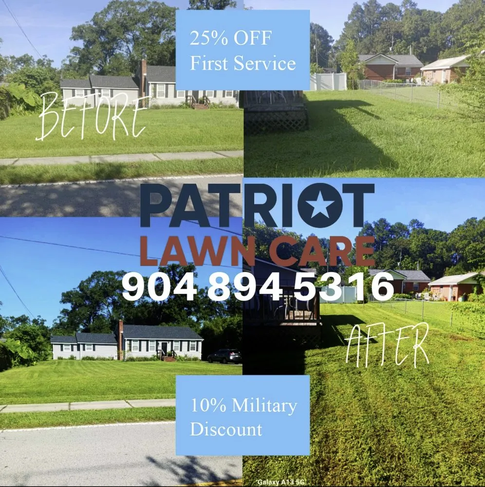 Affordable outdoor landscaping in Jacksonville, FL by Patriot Lawn Care Services