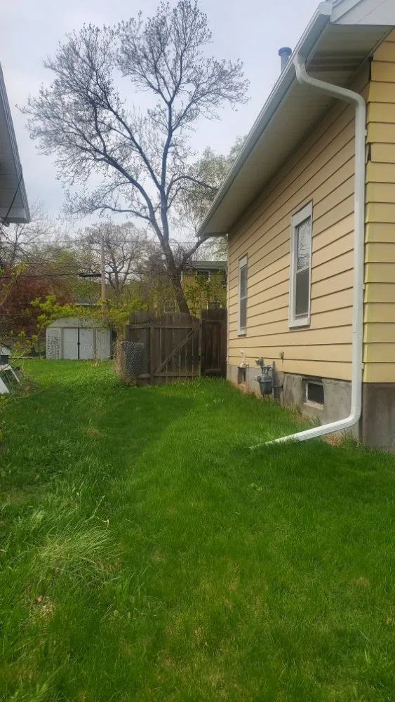 Professional lawn mowing service in Superior, WI by Patriot Lawn Care.