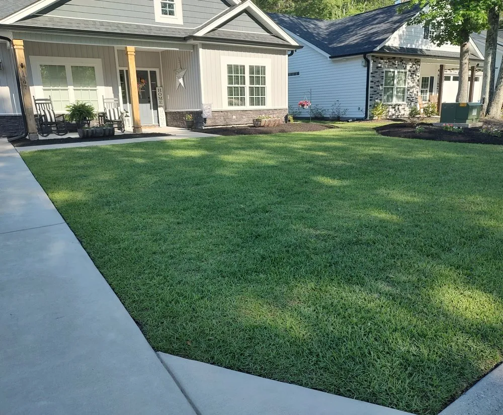 Top-rated lawn mowing service in Ocean Isle Beach, NC by Patriot Lawn