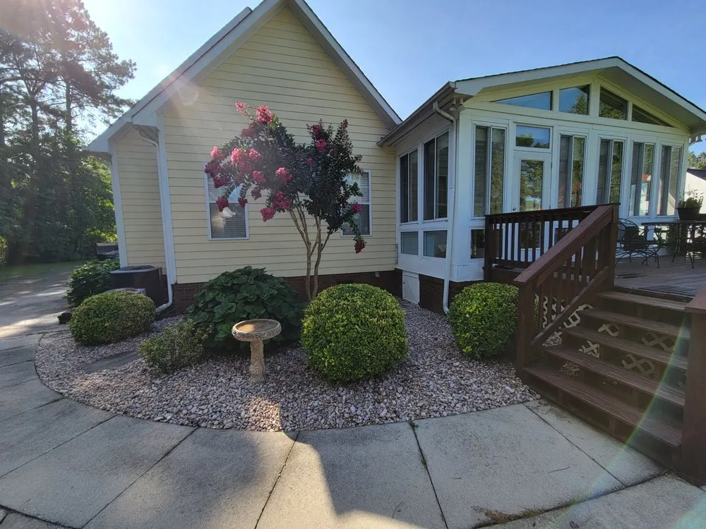 Local residential landscaping in Jacksonville, NC by Patriot Property and Lawn Services
