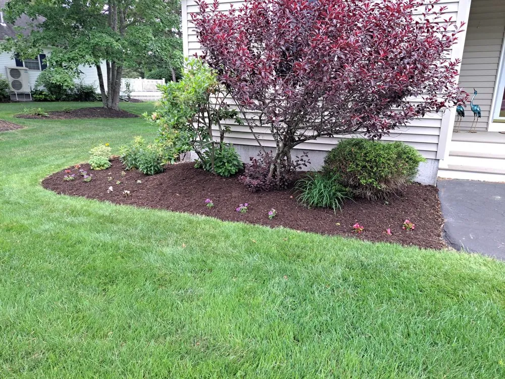 Affordable garden landscaping in Biddeford, ME by Patriot Property Management