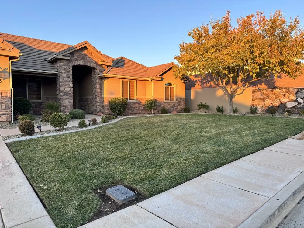 Professional landscape installation with custom design across St. George, UT - Patriots Landscaping