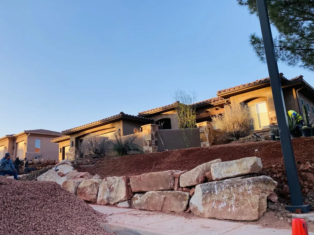 Professional residential landscaping in St. George, UT by Patriots Landscaping