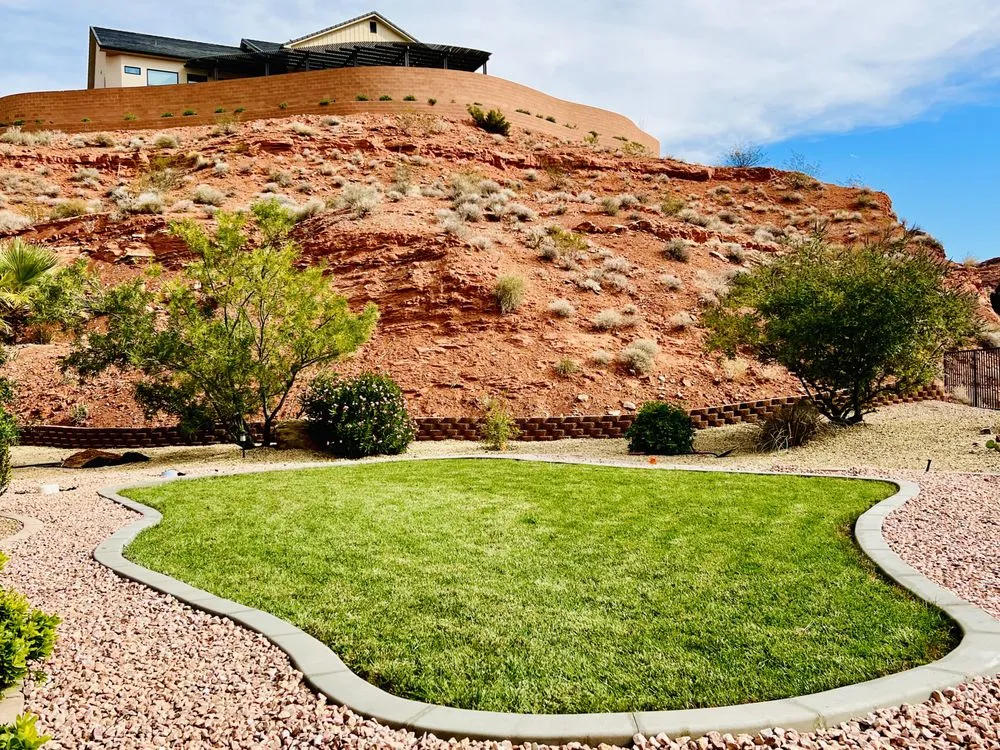 Professional landscaping services in St. George, UT by Patriots Landscaping