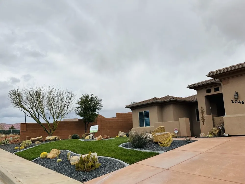 Affordable landscape design for beautiful yards in St. George, UT by Patriots Landscaping