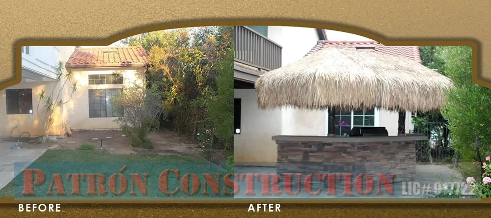 Custom garden landscaping in Perris, CA by Patron Construction