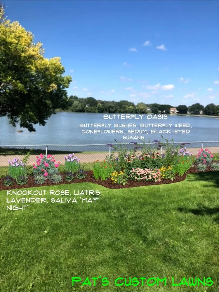 Local residential landscaping for residential properties in Palatine, IL by Pat's Custom Lawn Care and Snow Removal Services