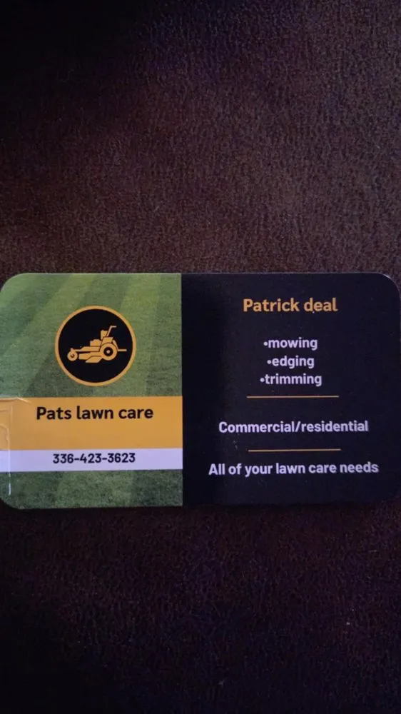 Affordable landscape design in Winston-Salem, NC by Pats Lawn Care