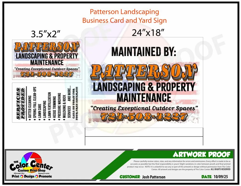 Custom lawn mowing service experts serving Wampum, PA - Patterson Landscaping & Property Maintenance
