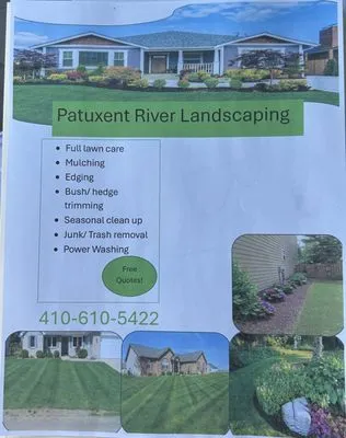 Patuxent River Landscaping Logo
