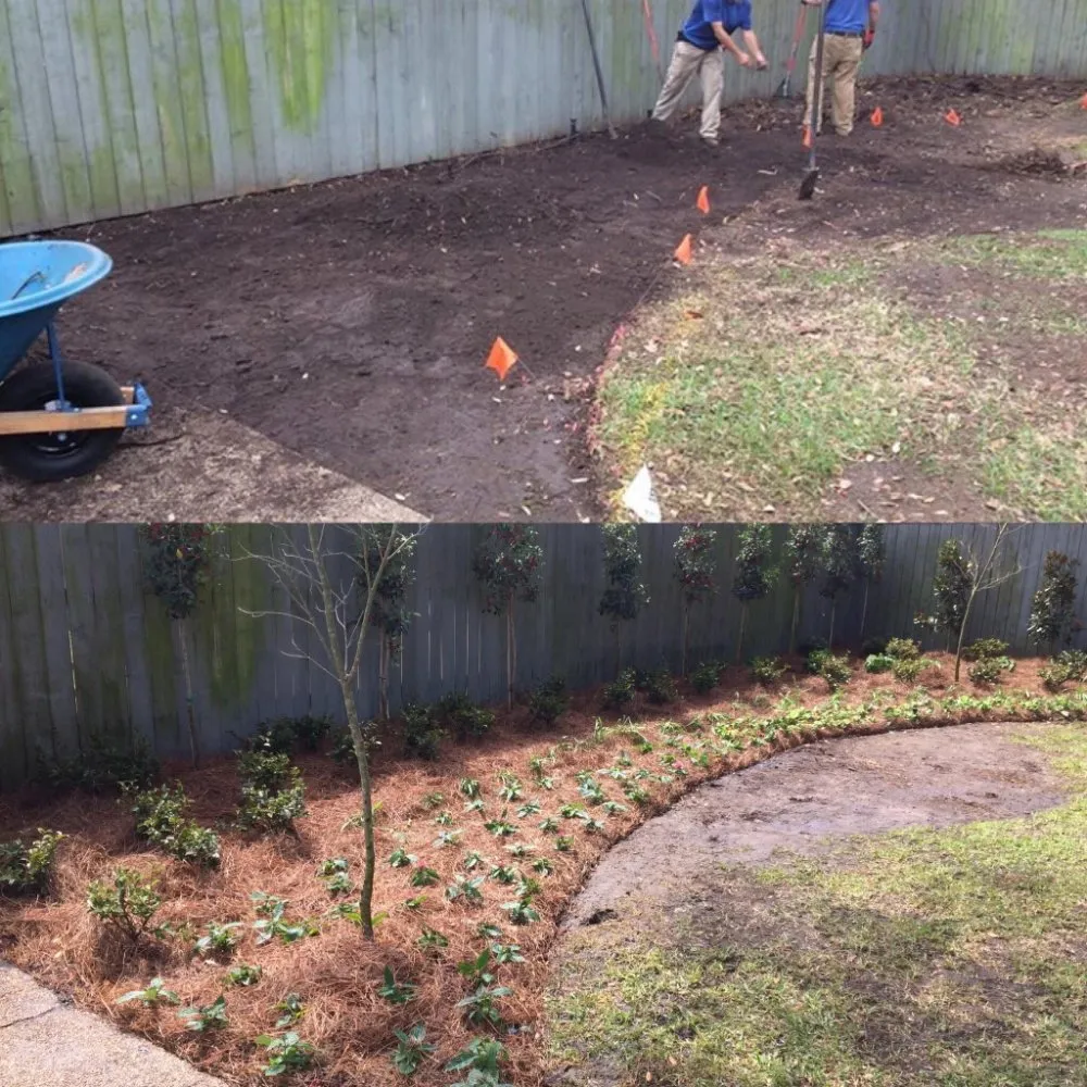 Professional garden landscaping for beautiful yards in Kenner, LA by Paul Cotoli