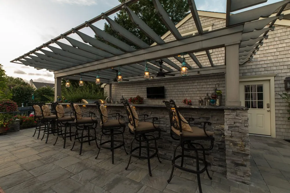 Local landscape installation for outdoor upgrades in Deer Park, NY by Paul LI Landscaping