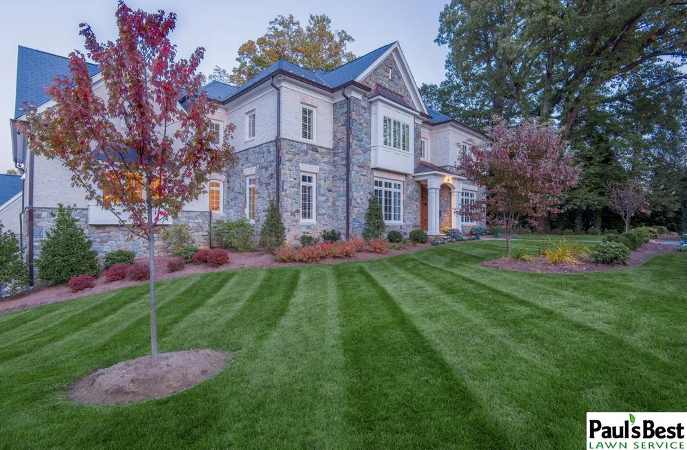 Custom residential landscaping for residential properties in Falls Church, VA by Paul's Best Lawn Service