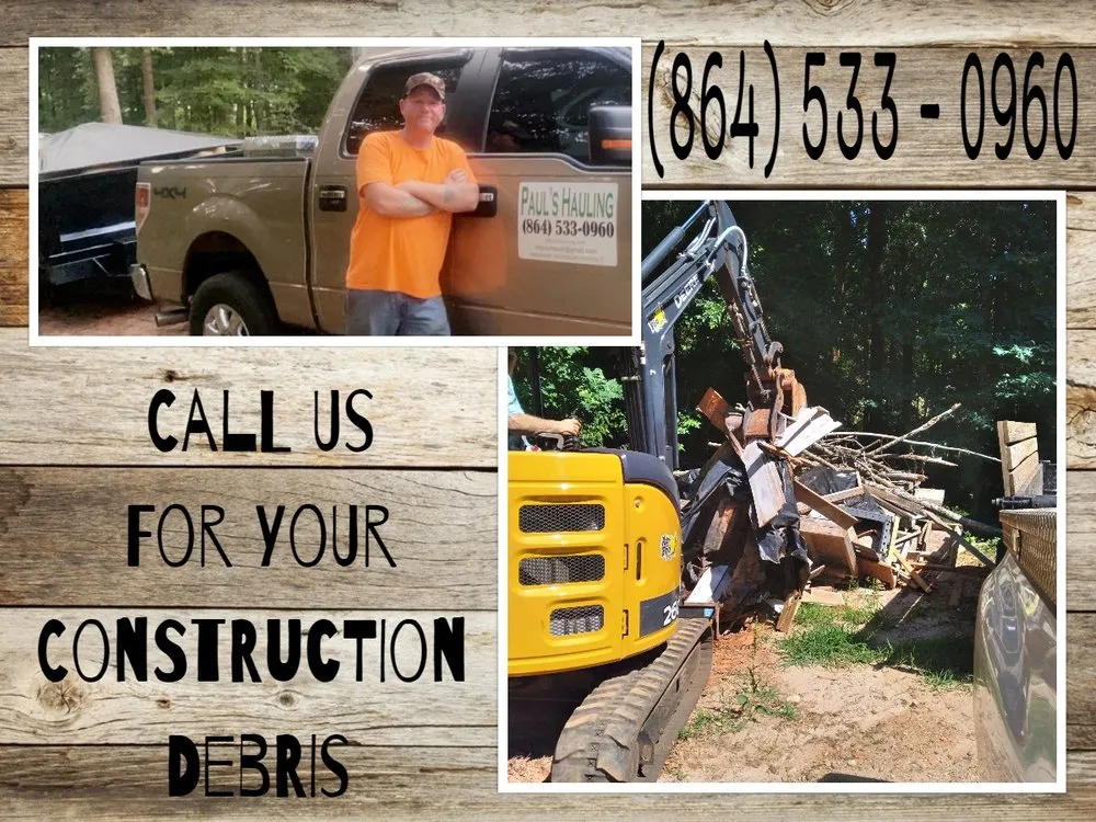 Trusted yard cleanup service experts serving Seneca, SC - Paul's Hauling & Lawn Care
