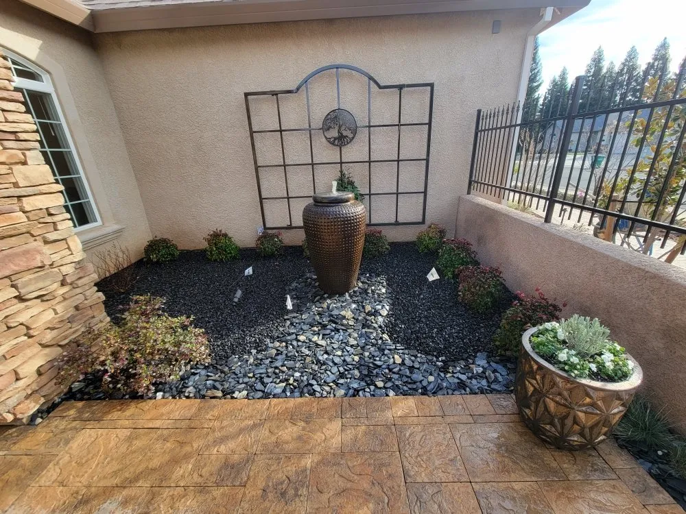Custom yard maintenance for residential properties in Redding, CA by Paul's Landscapes