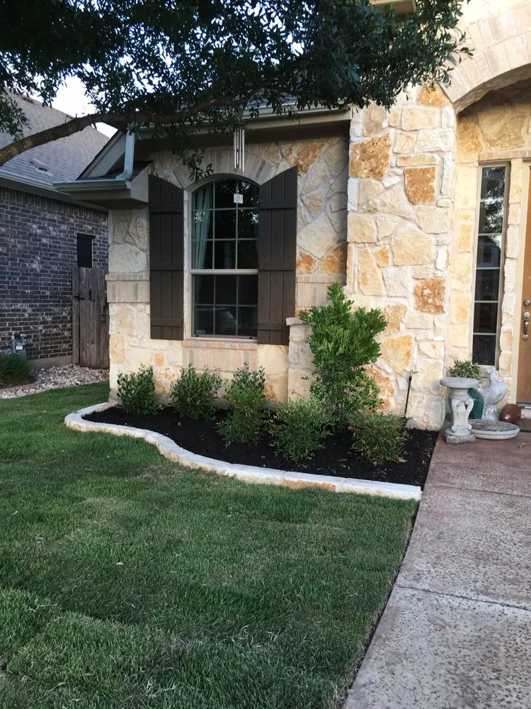 Expert landscaping services in Leander, TX by Paul's Lawn & Landscape