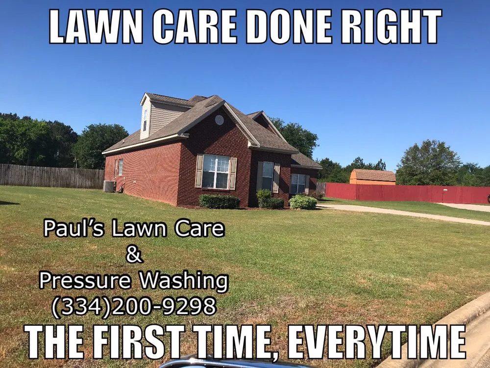 Affordable residential landscaping for homes in Hartford, AL by Paul’s Lawn Care & Pressure Washing