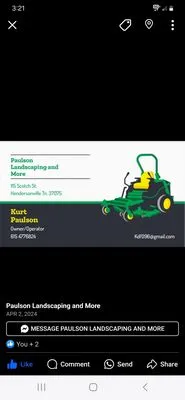 Paulson Landscaping And More Logo