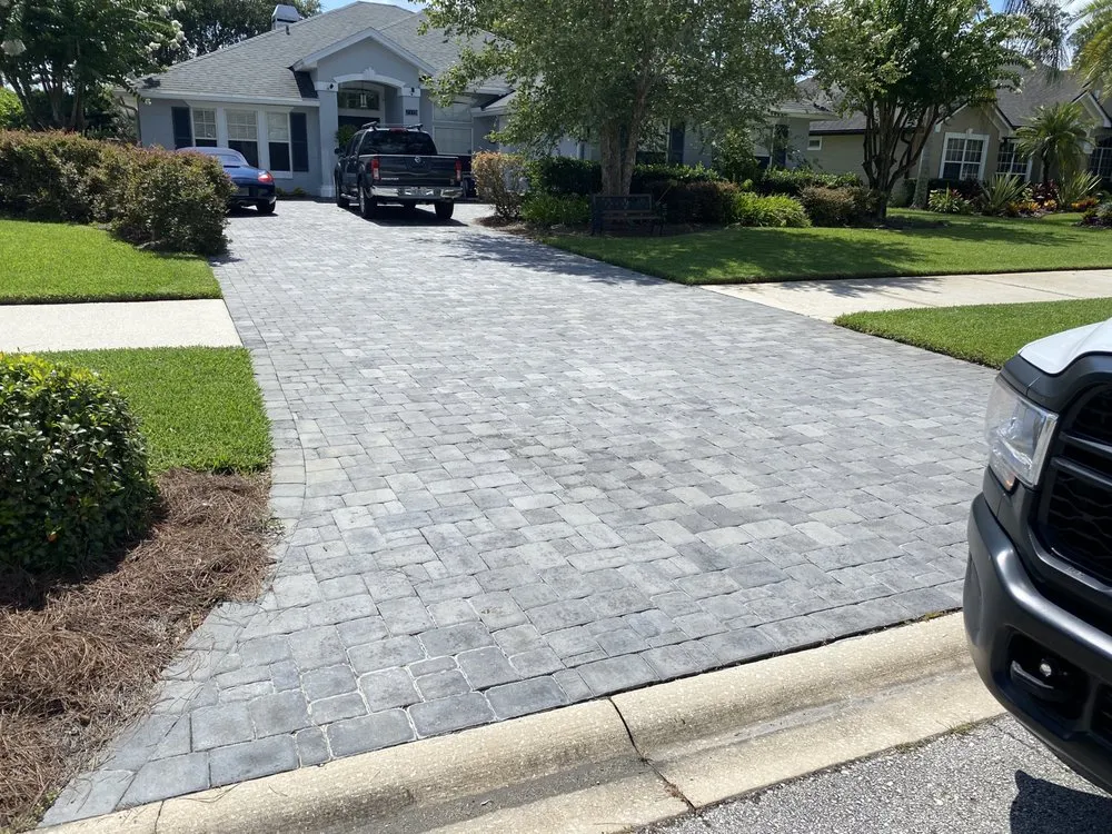 Professional yard cleanup service in Orange Park, FL by Paver Kings