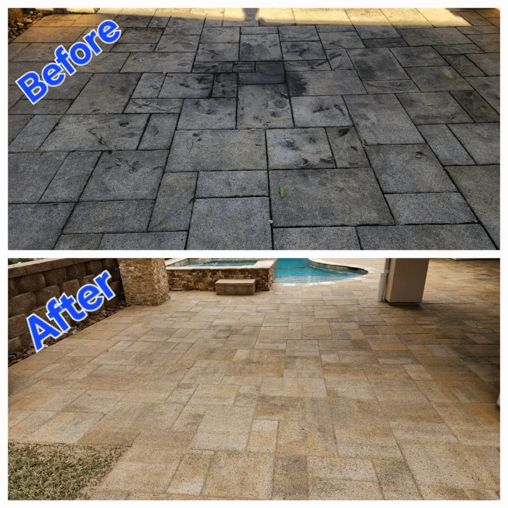 Local outdoor landscaping in Montgomery, TX - Paver Makeover
