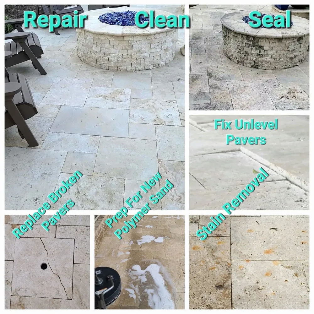 Affordable outdoor landscaping in Montgomery, TX by Paver Makeover