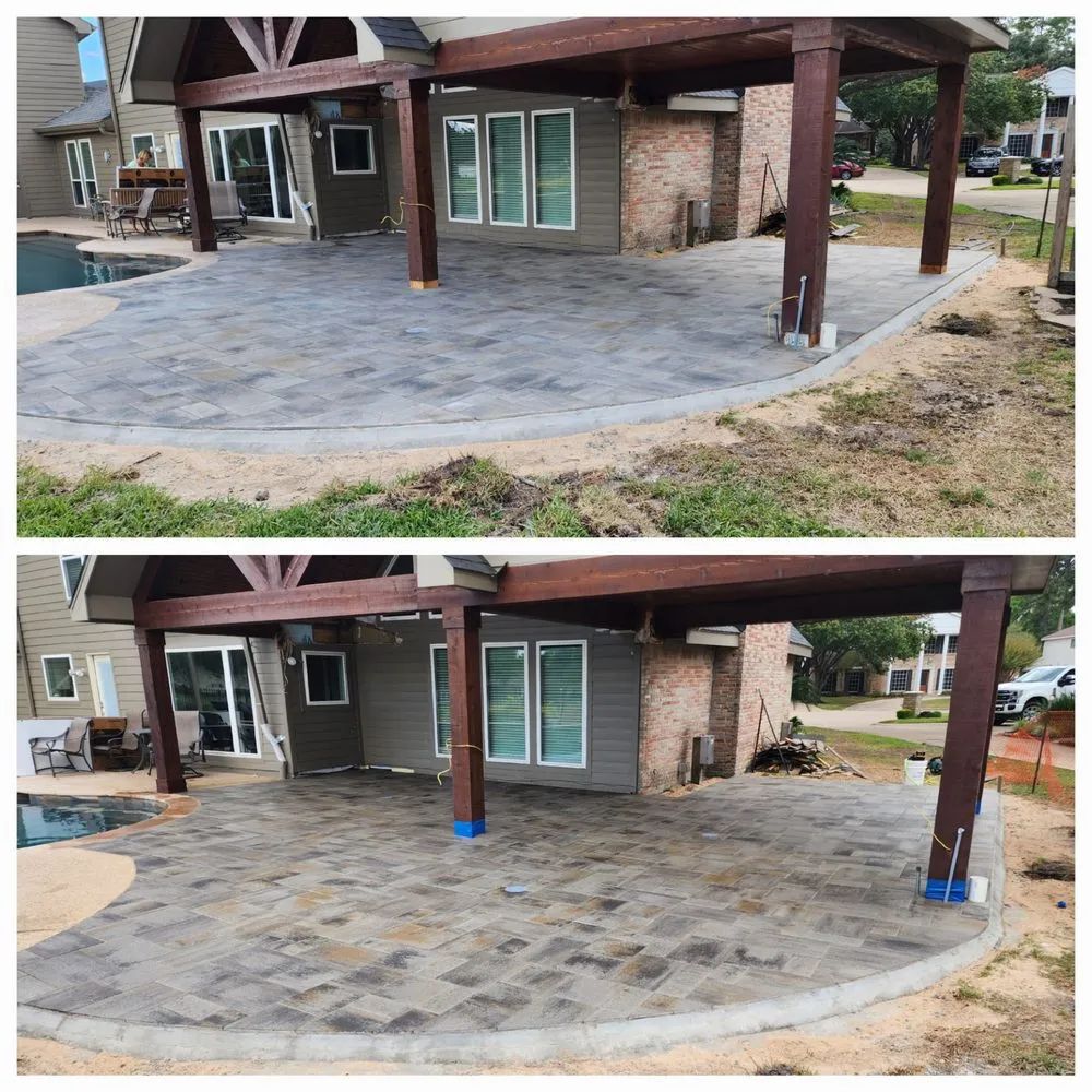 Top-rated landscaping services with custom design in Montgomery, TX by Paver Makeover