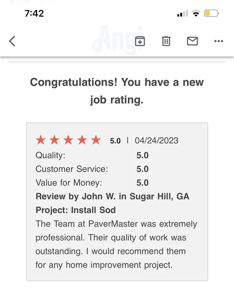 Trusted yard maintenance in Johns Creek, GA by Paver Master Landscape & Construction