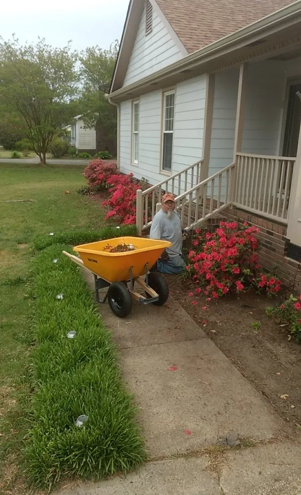 Professional landscaping services with custom design in Youngsville, NC by Paw Paws Landscaping and Lawn Services