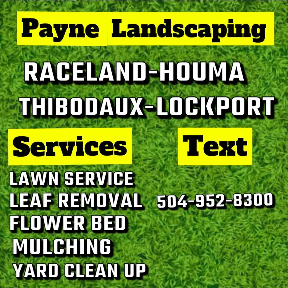 Local landscape installation in Raceland, LA by Payne Landscaping