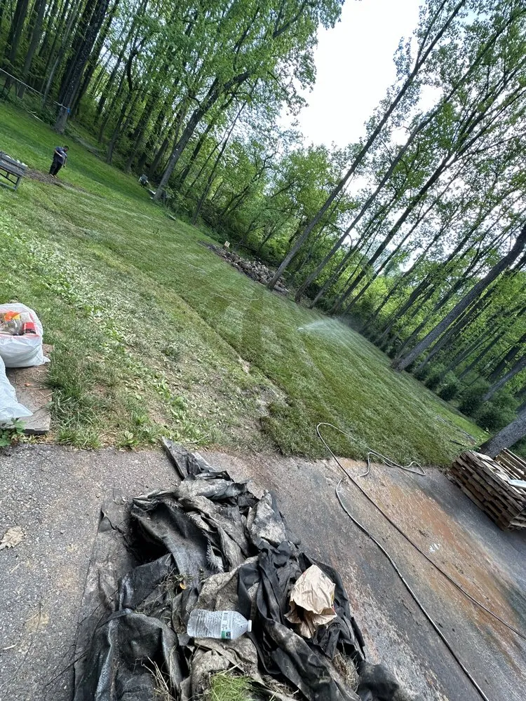 Professional lawn mowing service in Germantown, MD by Paz Landscaping