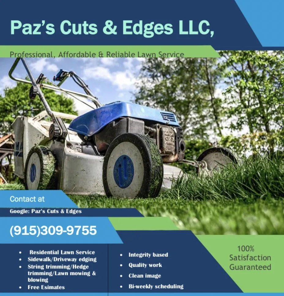 Affordable lawn care service in Fort Worth, TX by Paz’s Cuts & edges