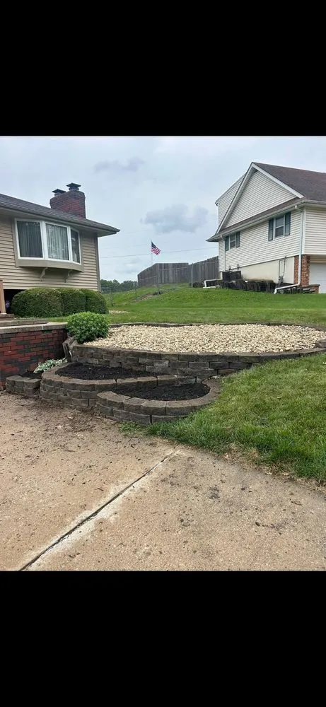 Local residential landscaping in Saint Joseph, MO by P&B Landscaping