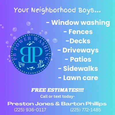 PB Power Washing Logo