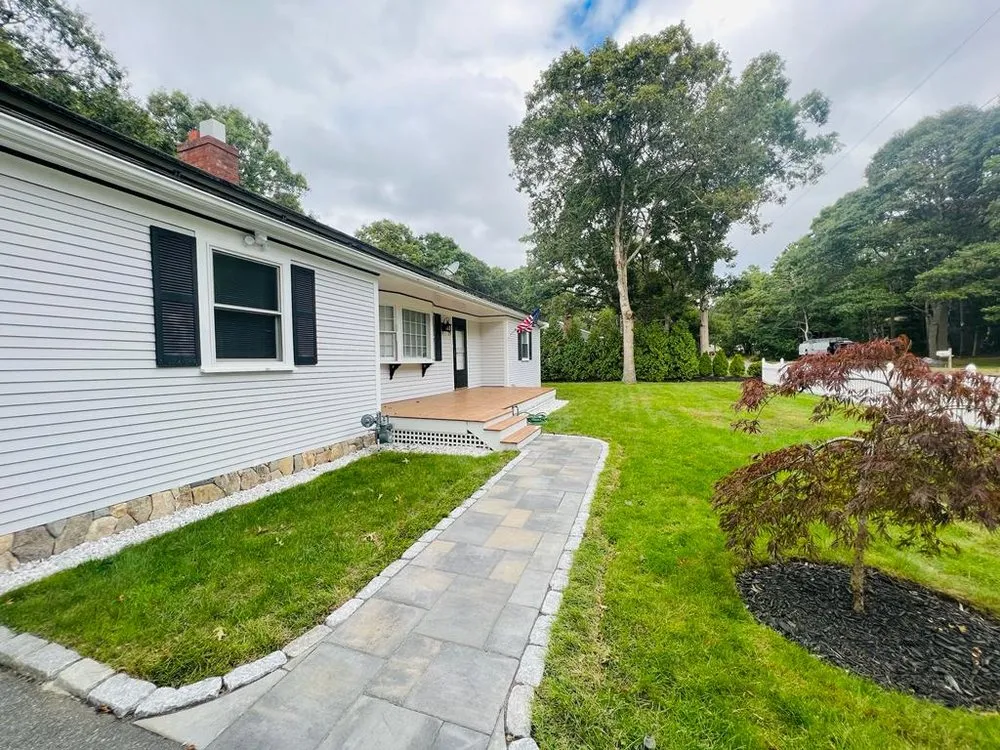 Custom garden landscaping for outdoor upgrades in Barnstable, MA by PBA Masonry & Landscaping