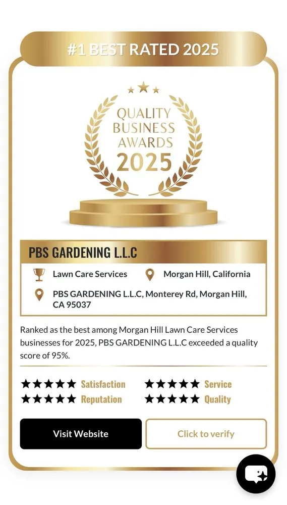 Expert landscape design in Morgan Hill, CA by Pb's Lawn care