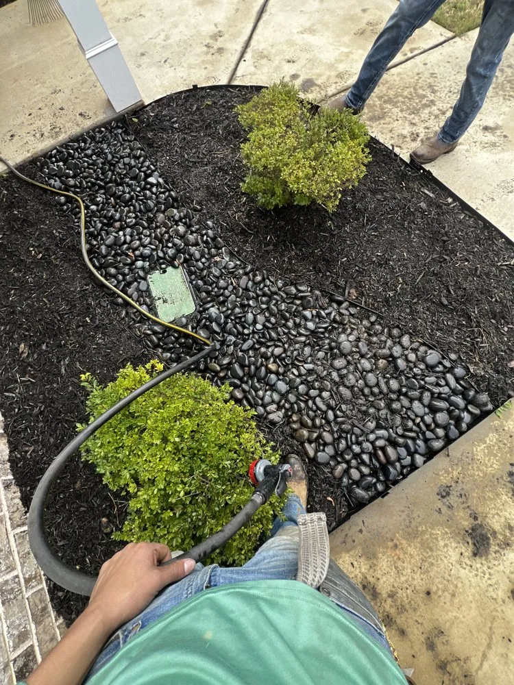 Custom garden landscaping for homes in North Augusta, SC by Pc Landscaping