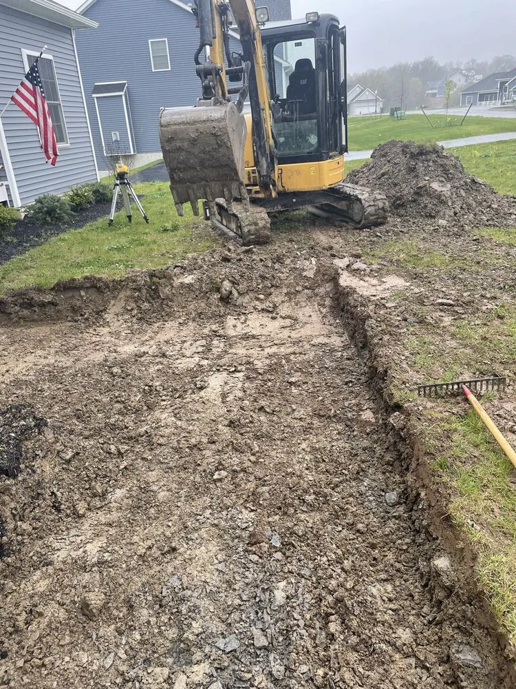 Professional outdoor landscaping with custom design in Middletown, NY by Pcd Handyman Services