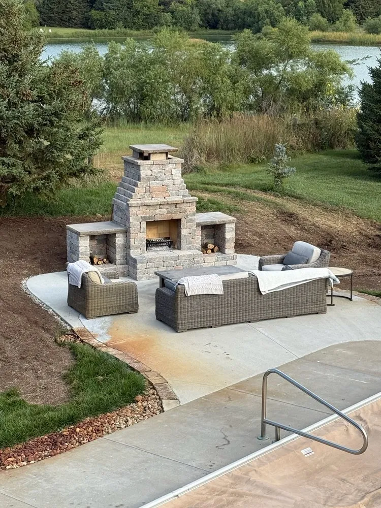 Custom landscape installation in Aurora, NE by PCRV Haven
