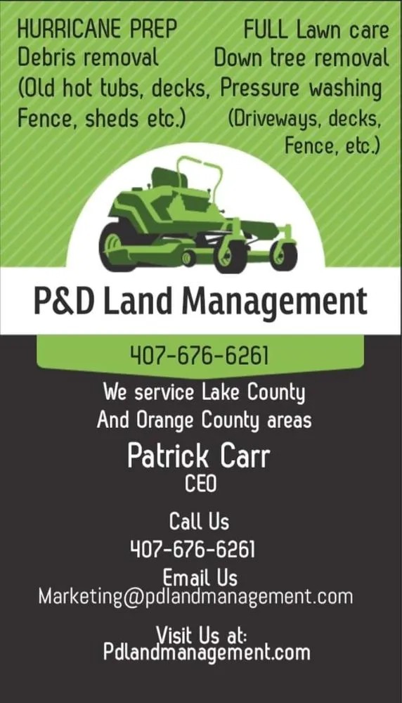 Expert landscape installation experts serving Montverde, FL - P&D Land Management