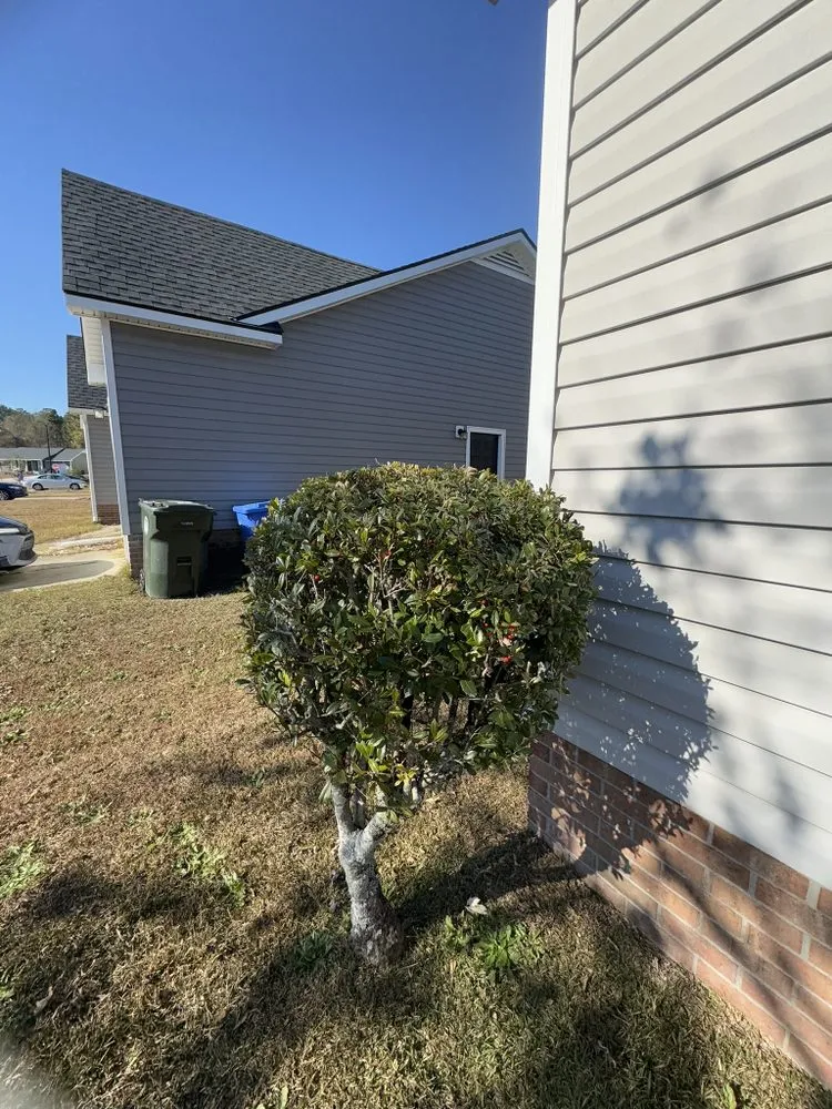 Affordable residential landscaping with custom design in Fayetteville, NC by PDM Powerwashing & Lawncare