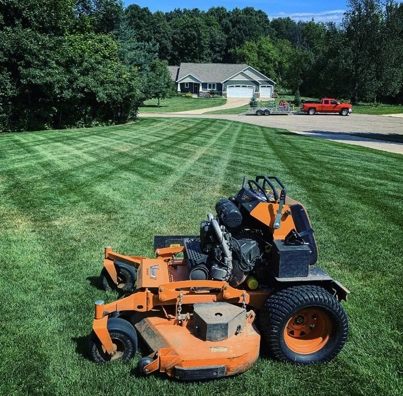 Professional yard maintenance experts serving Caledonia, MI - P&E Simple Cut Lawncare