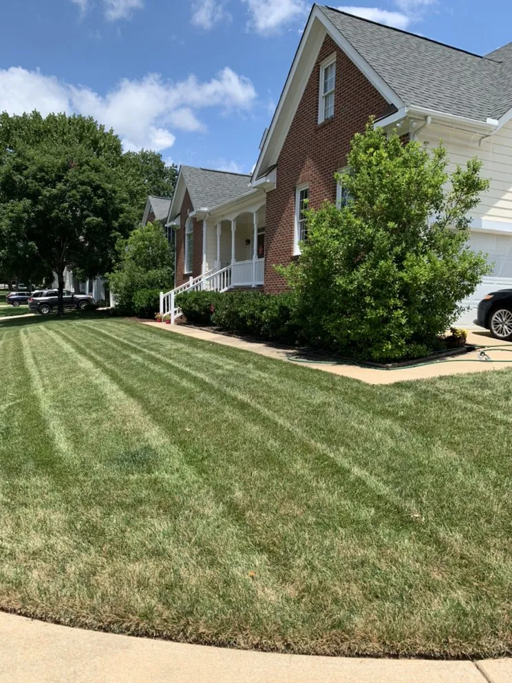 Local landscape installation with custom design in Garner, NC by Peace Lawn Care
