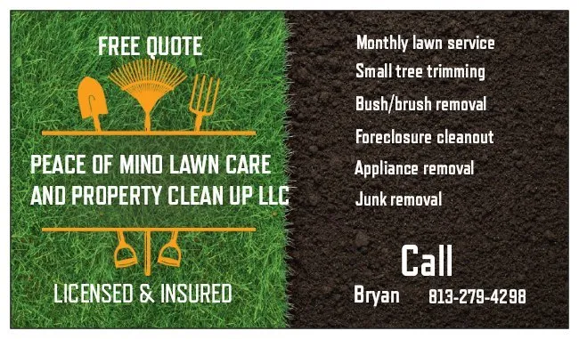 Local landscape design for beautiful yards across Lakeland, FL - Peace of Mind Lawn Care and Property Cleanup